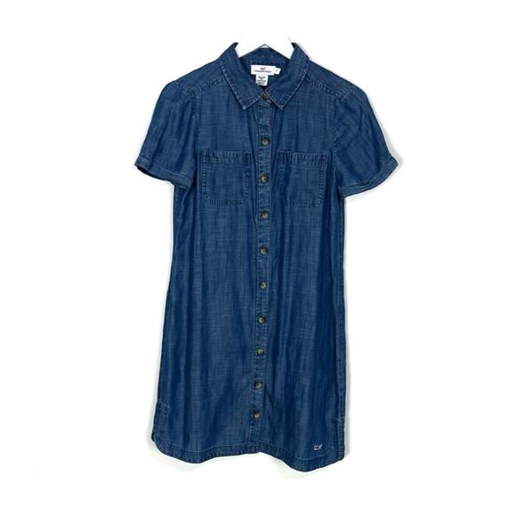 Vineyard Vines Chambray Dress - Picture 1 of 10